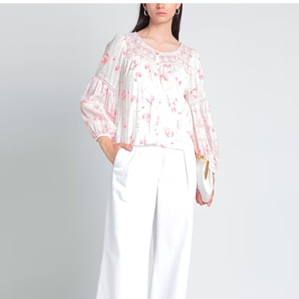 LOVESHACKFANCY Peasant Blouse